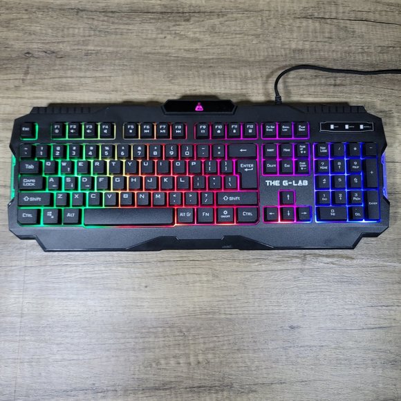 The G-Lab Black Keyboard Keyz-120 CMD6089 5V - Picture 1 of 9